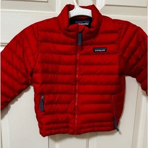 Patagonia 4T red sweater jacket